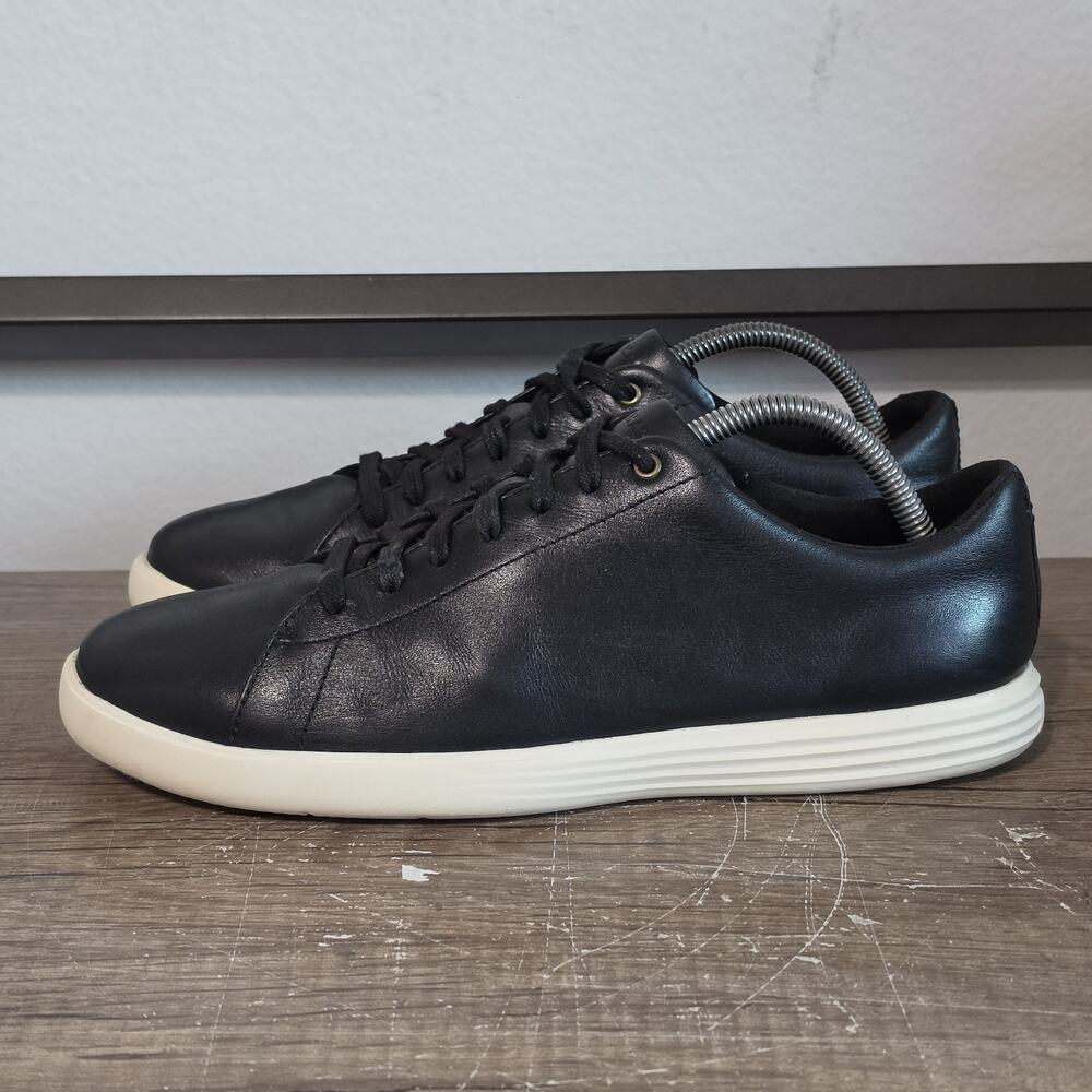 Cole Haan Grand Crosscourt II Men's Casual Leather Shoes Sneakers Size 8.5 Black
